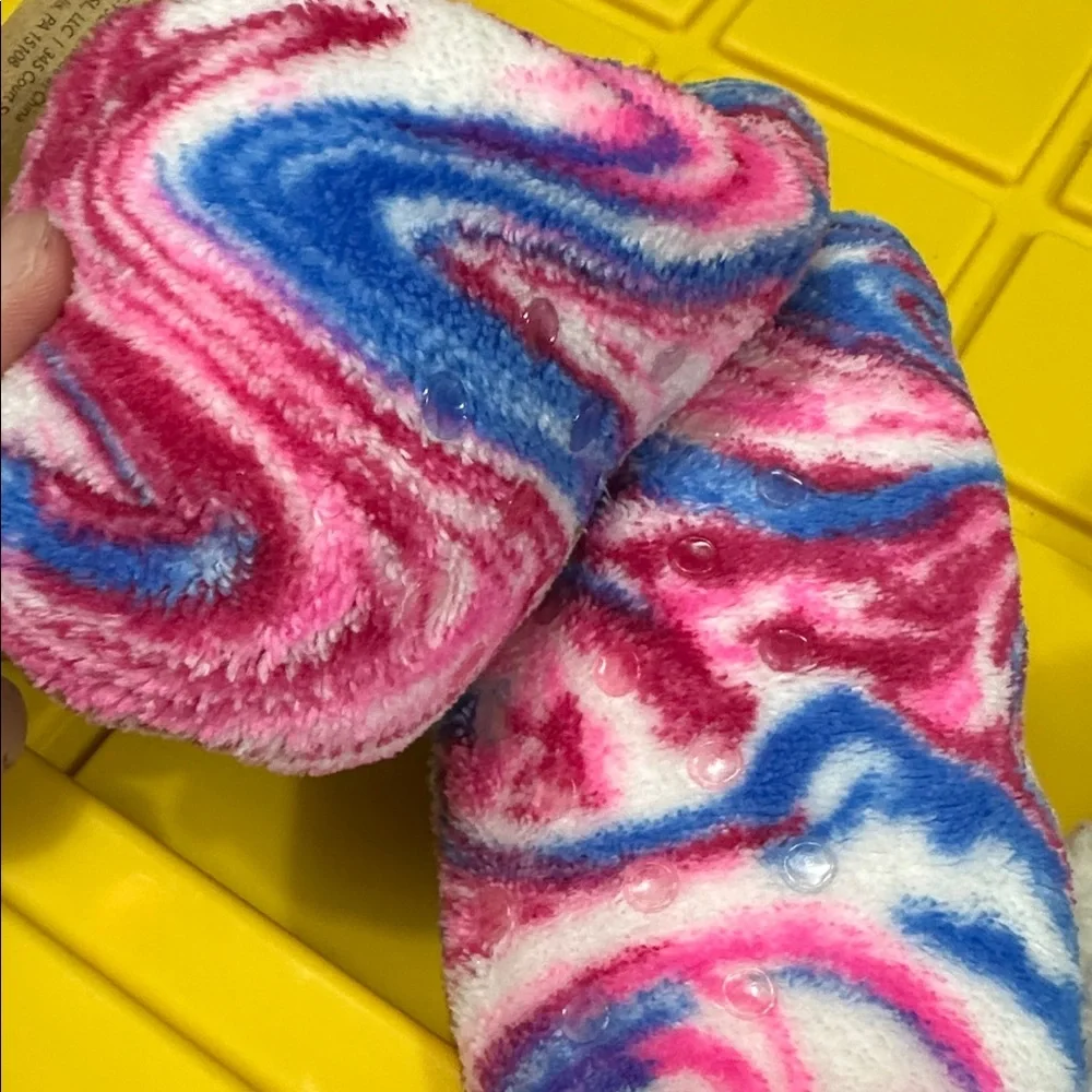Bundle‎ of Girl Cozy Cabin Youth Socks Gripper Winter Non Slip Thick Warm Gift